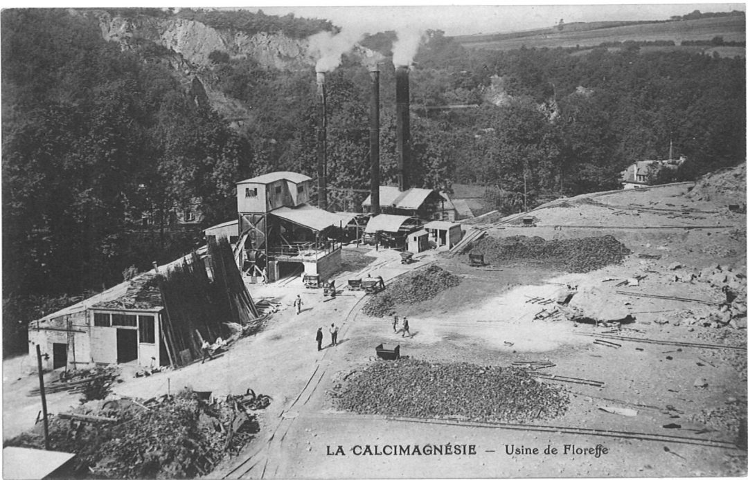 Floreffe – rue Emile Lessire – carrière d’extraction de dolomie
