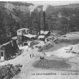 Floreffe – rue Emile Lessire – carrière d’extraction de dolomie