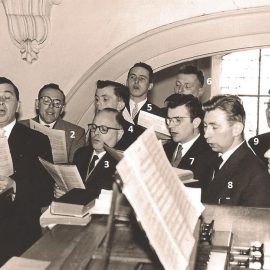 Floreffe – la chorale paroissiale – 1958