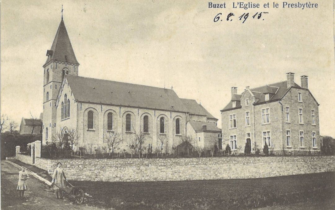 Floreffe – Buzet – rue de Malonne – l’église et le presbytère