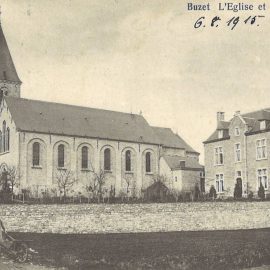 Floreffe – Buzet – rue de Malonne – l’église et le presbytère