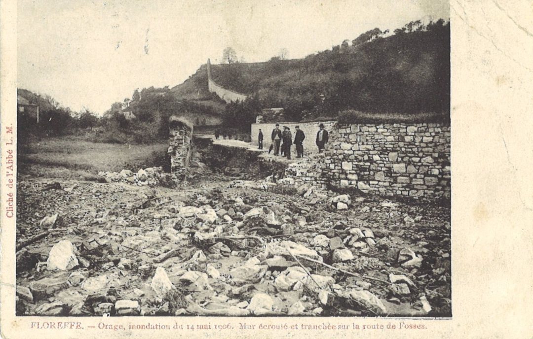 Floreffe – rue du Séminaire – inondations du 14 mai 1906