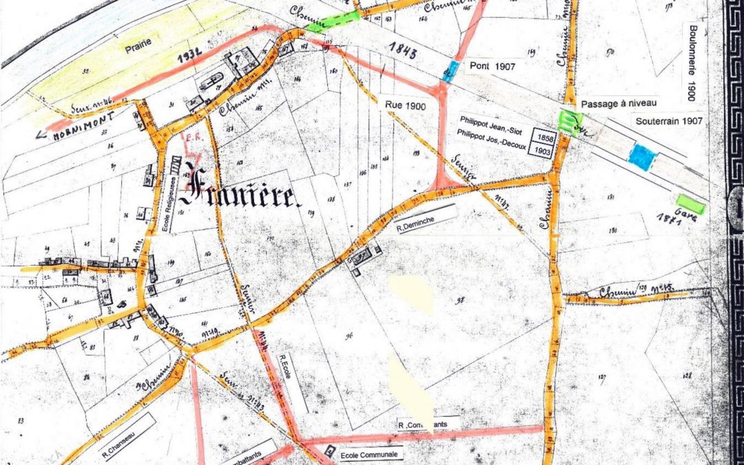 Franière – plan partiel du territoire communal