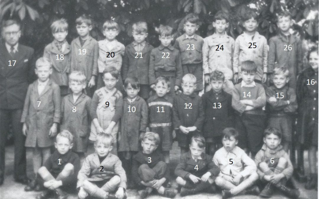 Franière – rue de l’Ecole – école primaire communale – classes de 1945/1946 – Maître Gofette