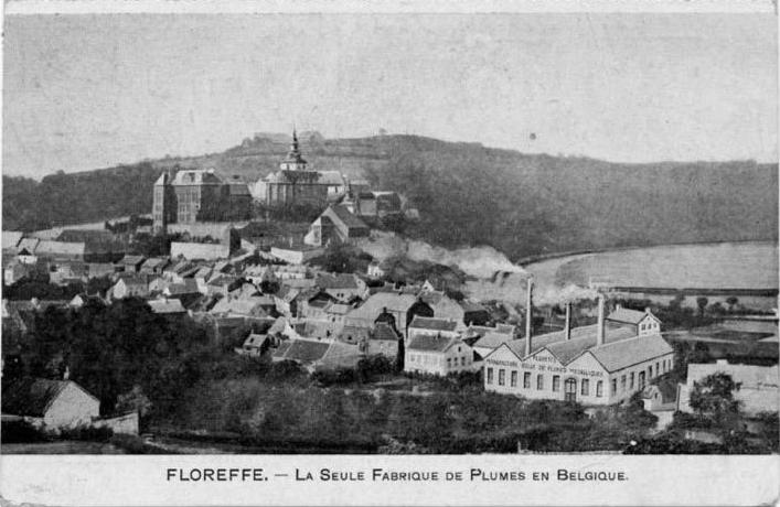 Floreffe – rue Célestin Hastir – la manufacture de plumes