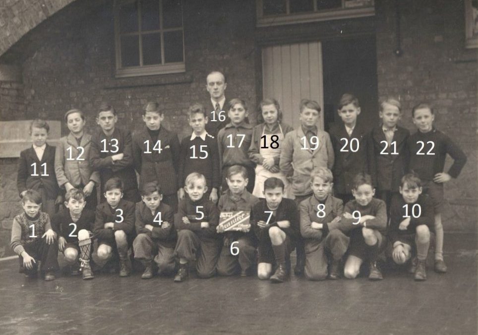 Franière – rue de l’Ecole – école primaire communale – classes de 1948/1949 – Maître MISSON