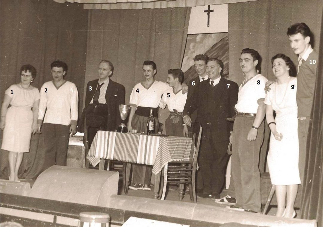 Floreffe – théâtre – troupe paroissiale – Li p’tit mitan – 1960