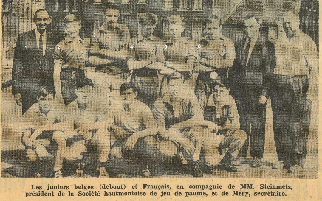 Floreffe – balle pelote – équipe des juniors – années 1960