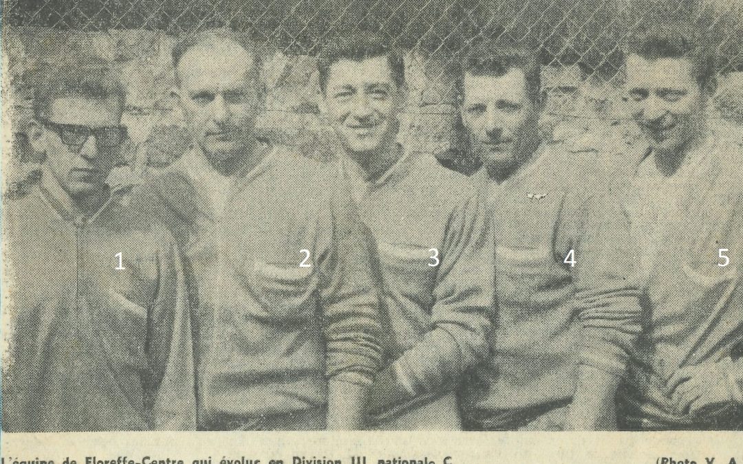 Floreffe – balle pelote – équipe III nationale C – 1966