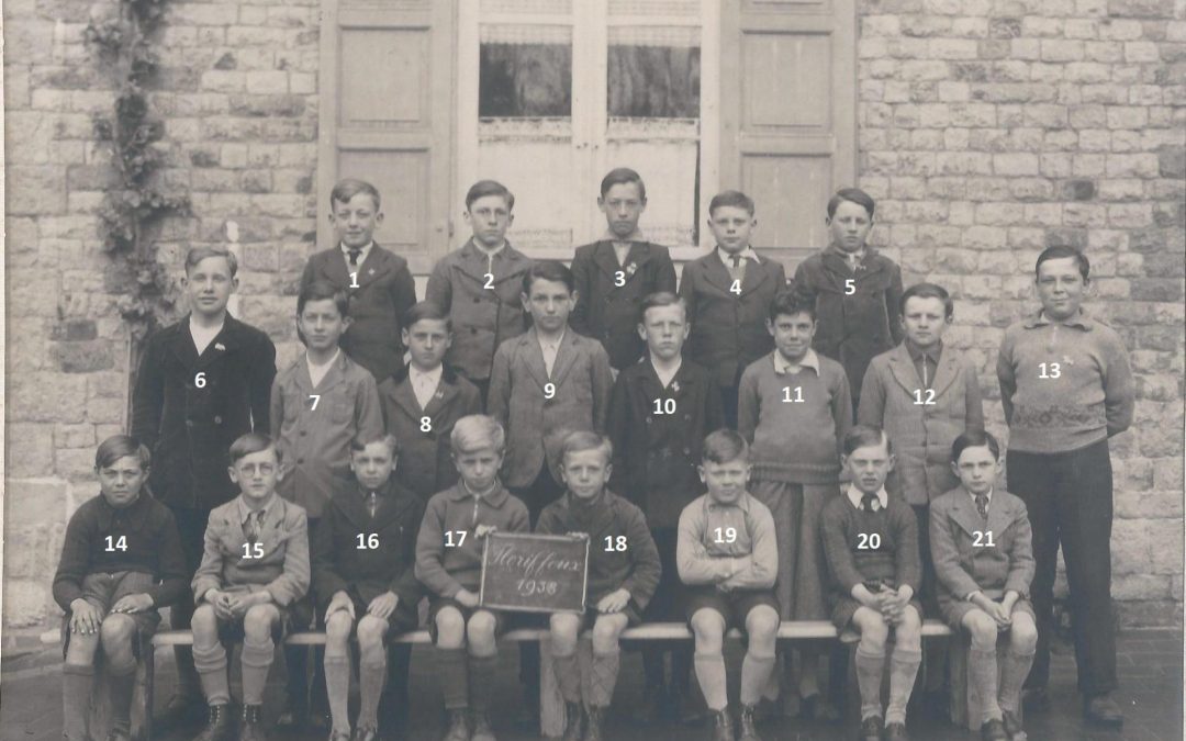 Floriffoux – école primaire communale – classes de 1938