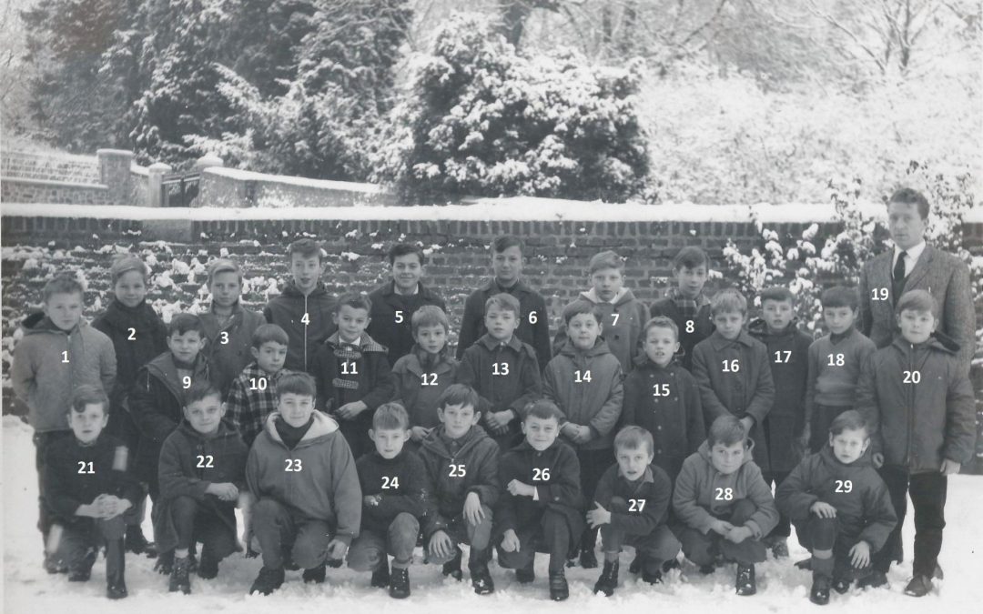 Floriffoux – école primaire communale – classes de 1963