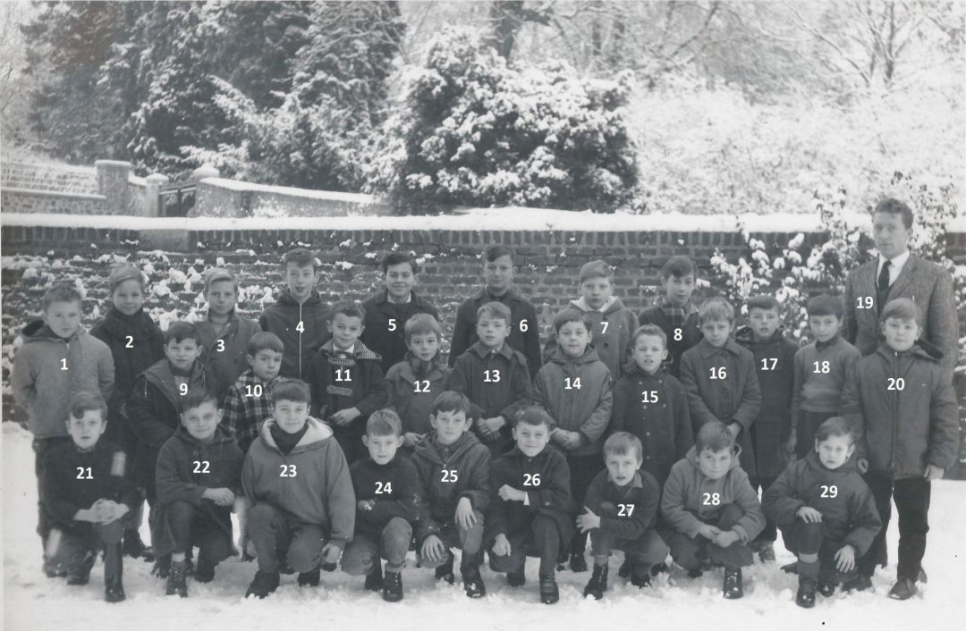 Floriffoux – école primaire communale – classes de 1963