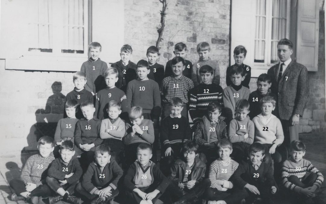 Floriffoux – école primaire communale – classes de 1964