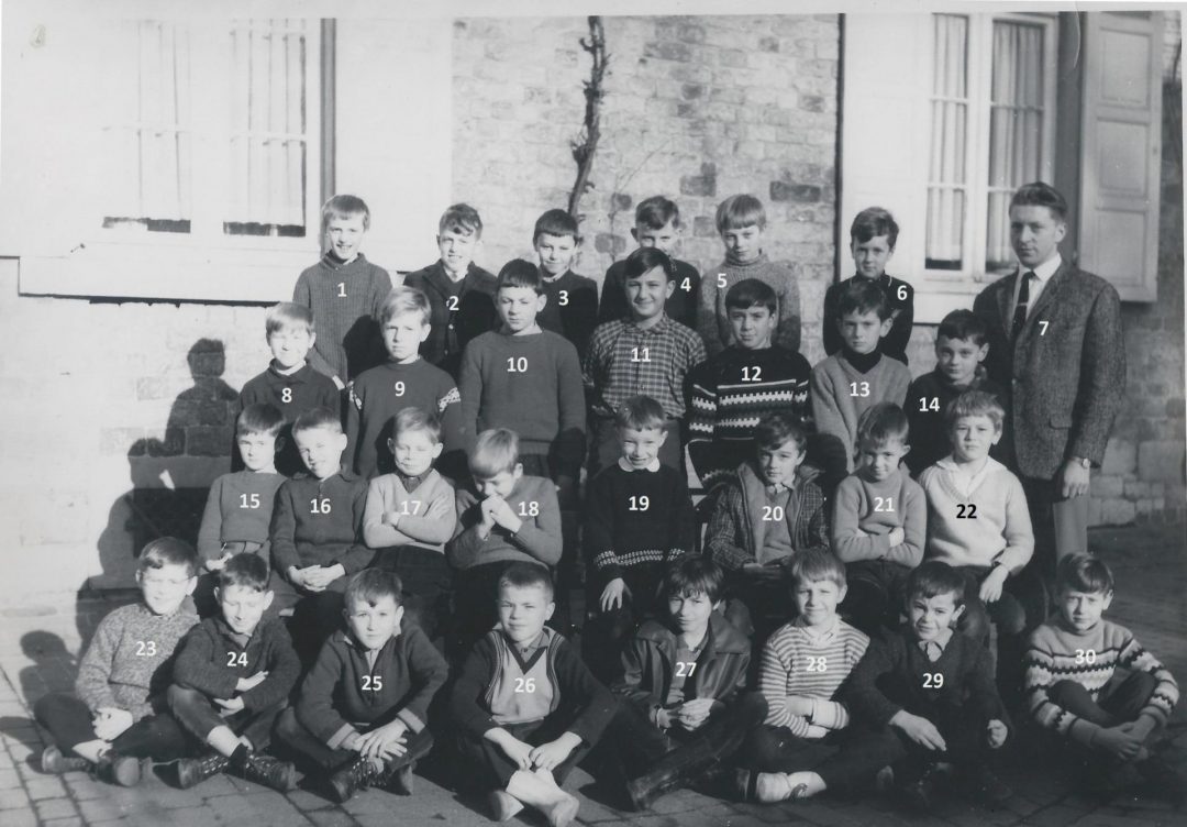 Floriffoux – école primaire communale – classes de 1964