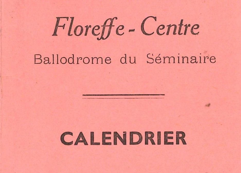 Floreffe – balle pelote – calendrier des luttes – 1978