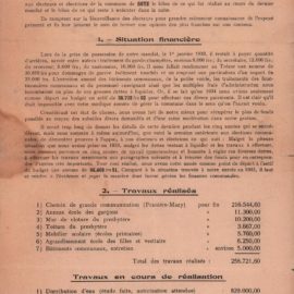 Soye – élections communales de 1938 – tract