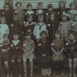 Soye – école communale – photo de classe – année 1925