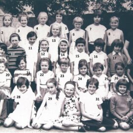 Floriffoux – école primaire communale des filles – classes de 1966