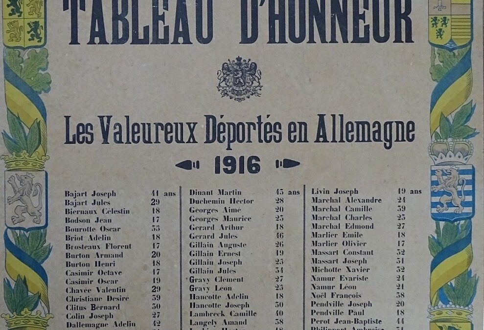 Soye – guerre 14-18 – déportés – commémoration – 1919