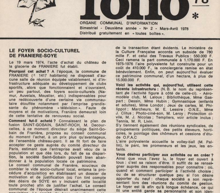 Folio – mars-avril 1978 – n°2