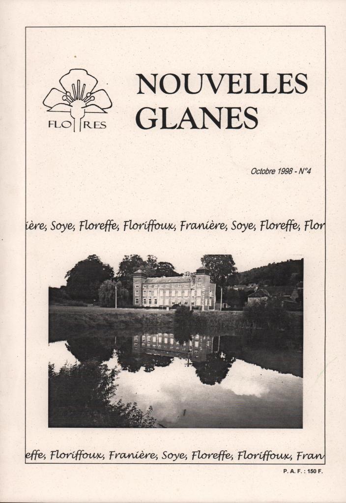 Floreffe – nouvelles glanes – octobre 1998 – n°4
