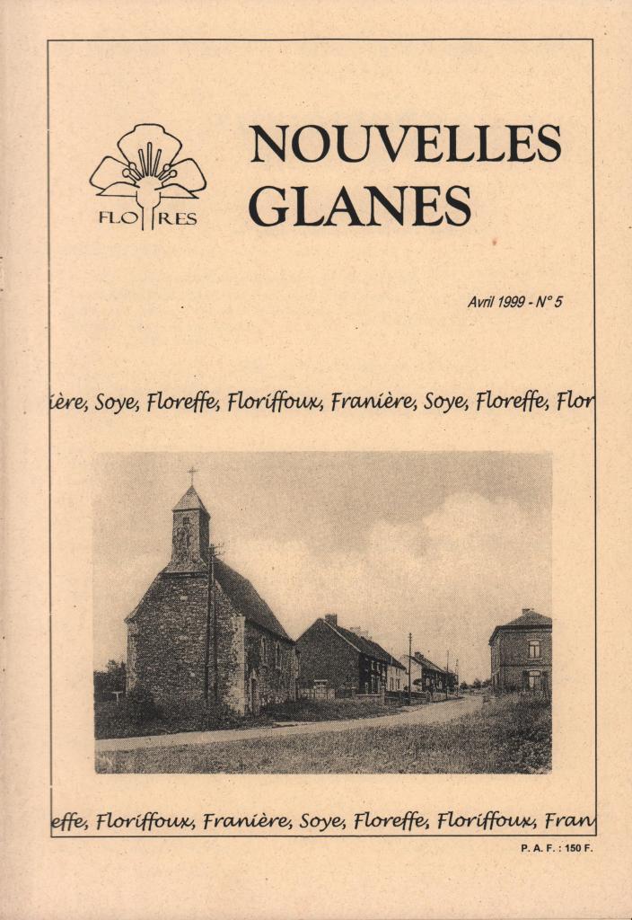 Floreffe – nouvelles glanes – avril 1999 – n°5