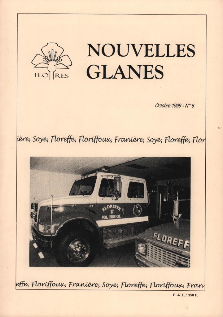 Floreffe – nouvelles glanes – octobre 1999 – n°6