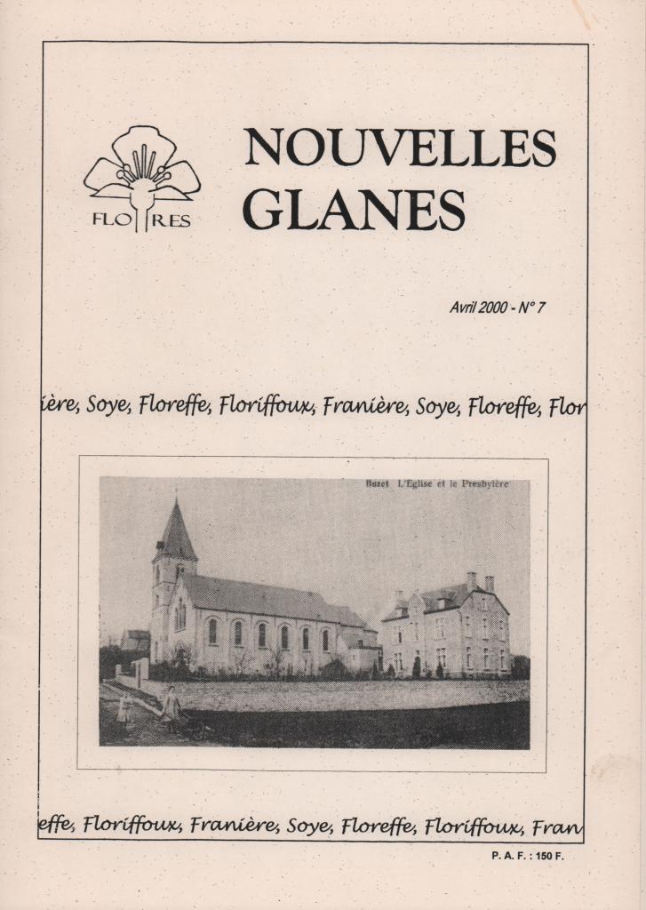 Floreffe – nouvelles glanes – avril 2000 – n°7