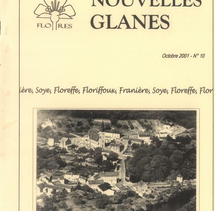 Floreffe – nouvelles glanes – octobre 2001 – n°10