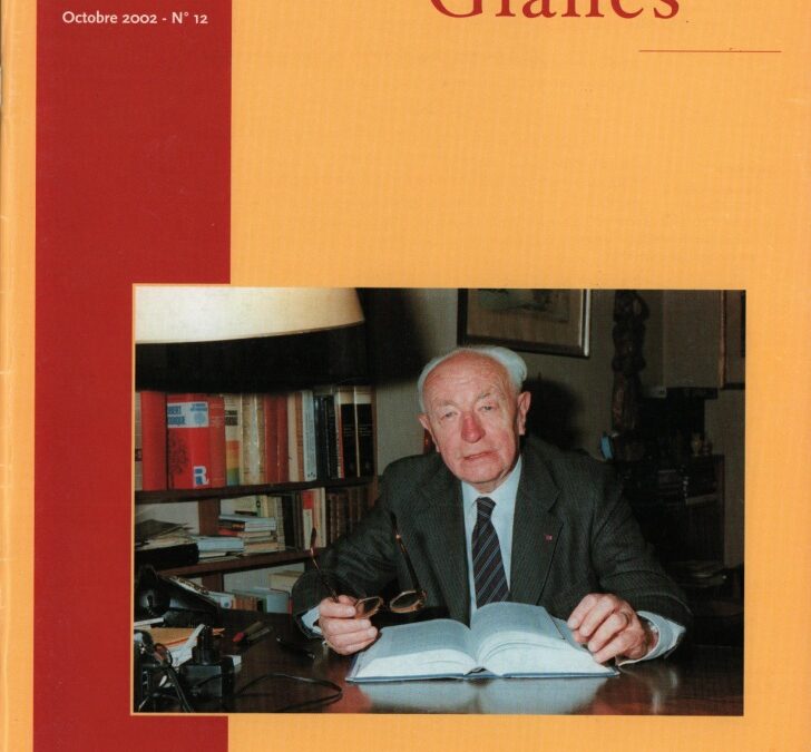 Floreffe – nouvelles glanes – octobre 2002 – n°12 – spécial Joseph Hanse