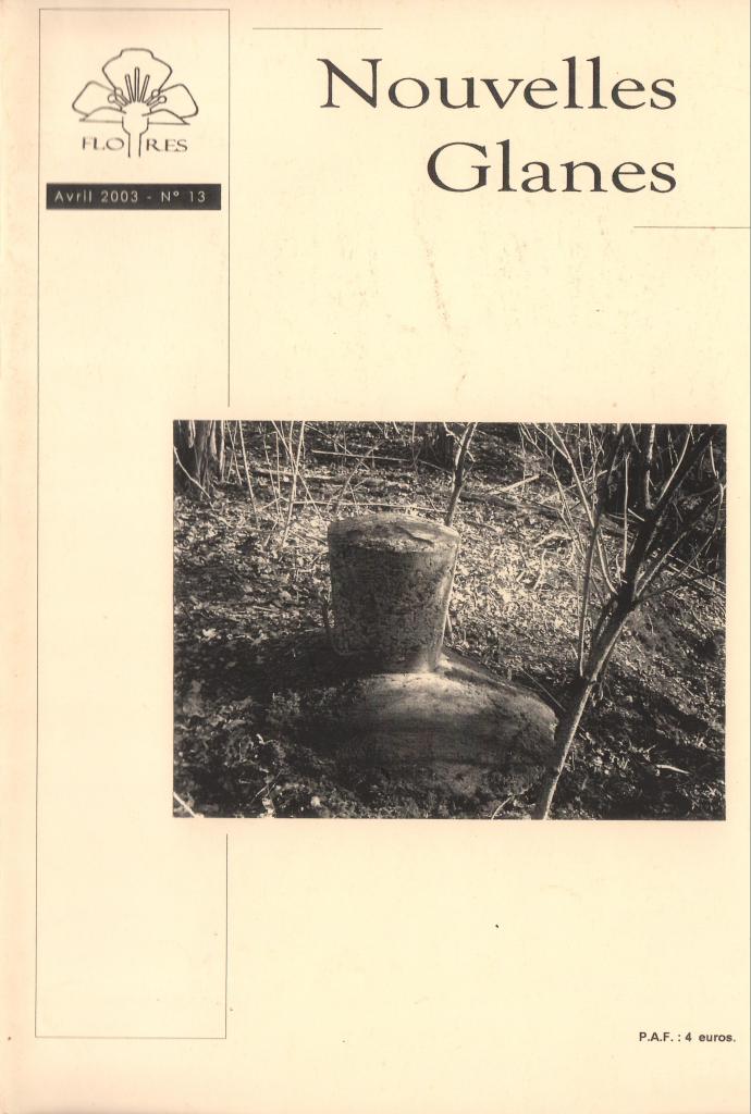 Floreffe – nouvelles glanes – avril 2003 – n°13