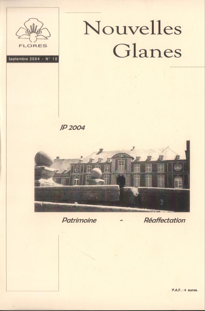 Floreffe – nouvelles glanes – septembre 2004 – n°15