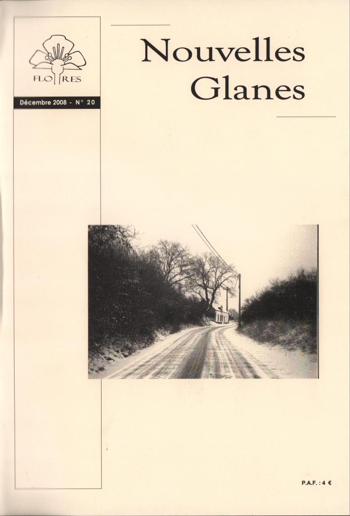 Floreffe – nouvelles glanes – décembre 2008 – n°20