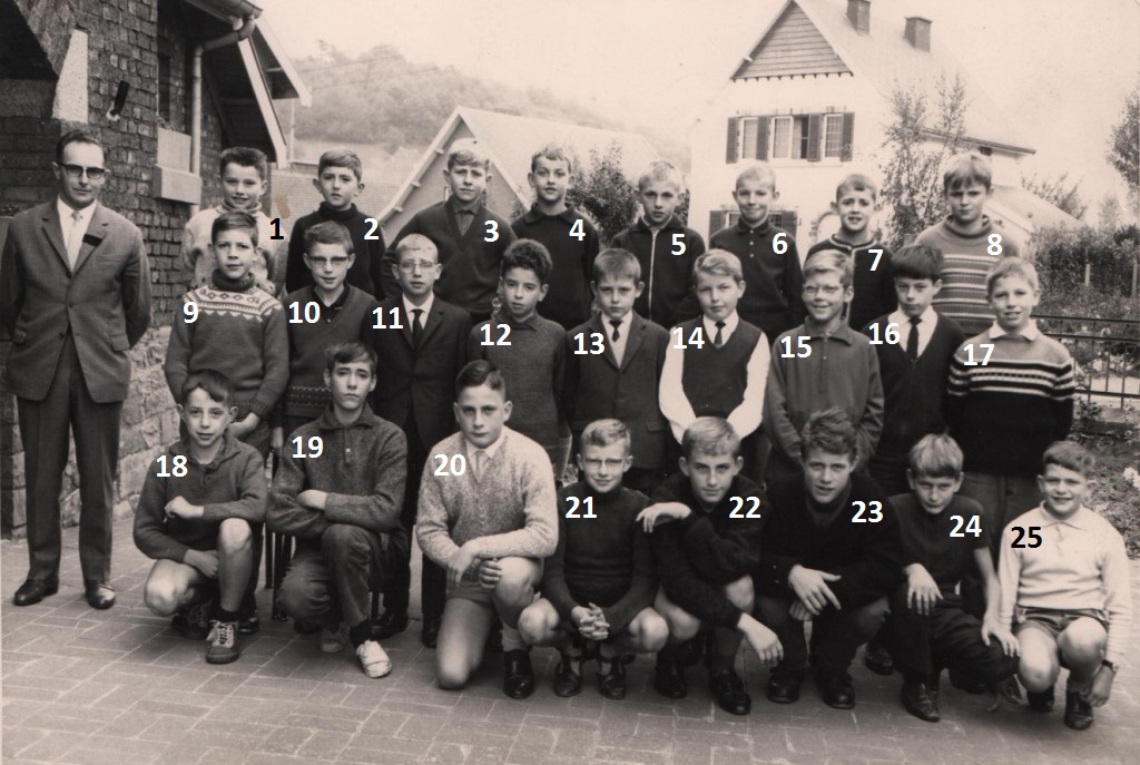 Franière – école primaire communale – année 1966-1967 – Maître Orban