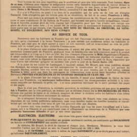 Franière – élections communales du 11 octobre 1964